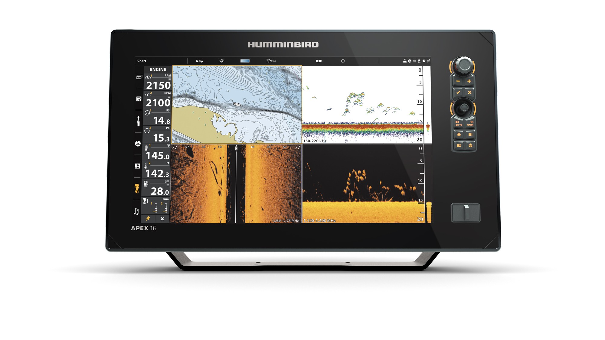 Humminbird APEX halradarok