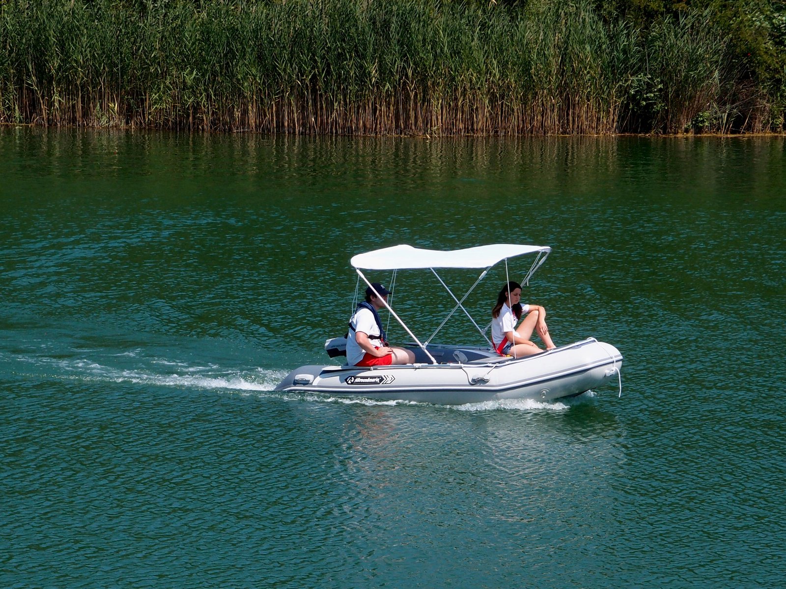 Allroundmarin Sunworld II bimini naptető 110 cm – 110 cm, fehér