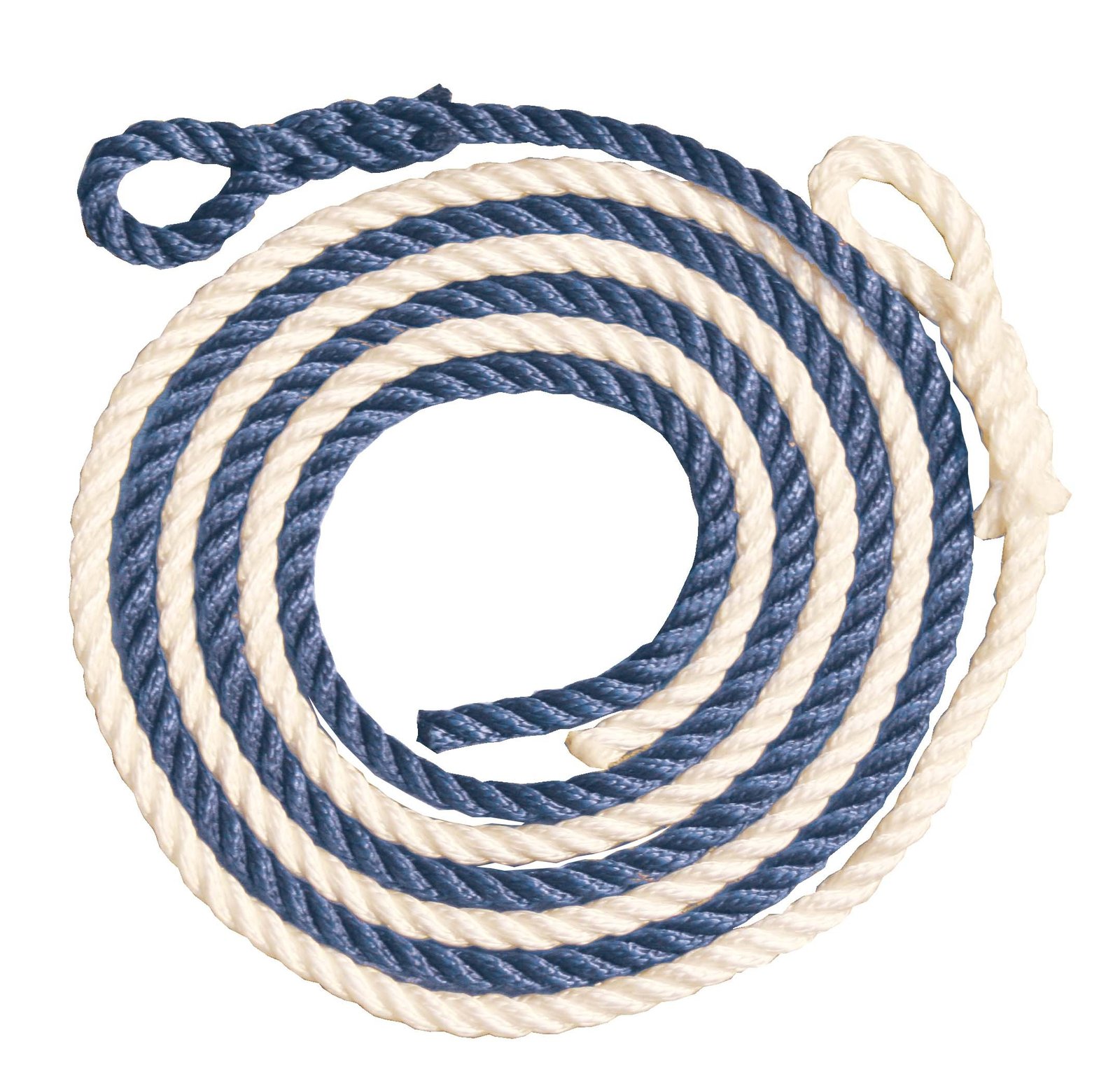 Fenderkötél szemmel – 1,5 m × 6 mm, szem 40 mm, fehér