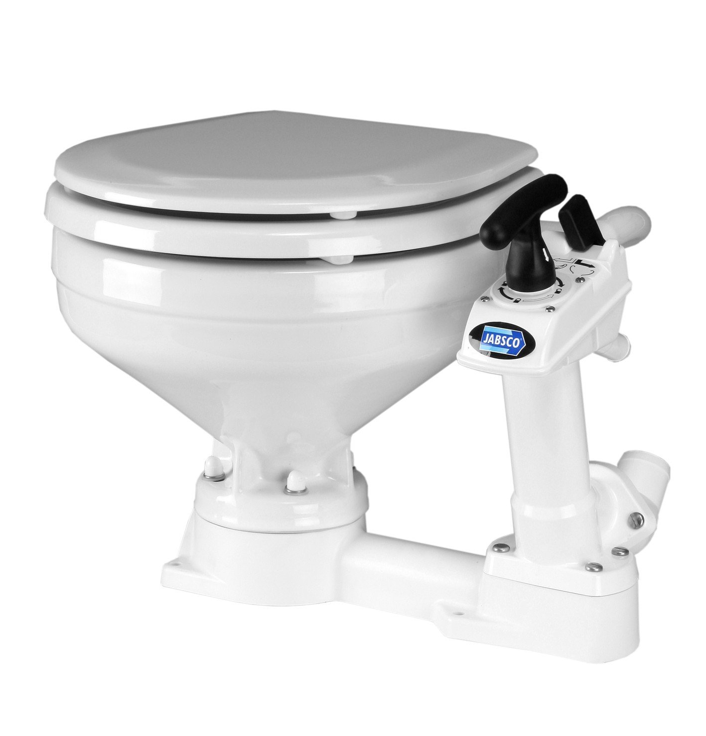 Jabsco Twist’n Lock kézi fedélzeti WC, Standard – Standard / 47×48×35 cm / 11,6 kg