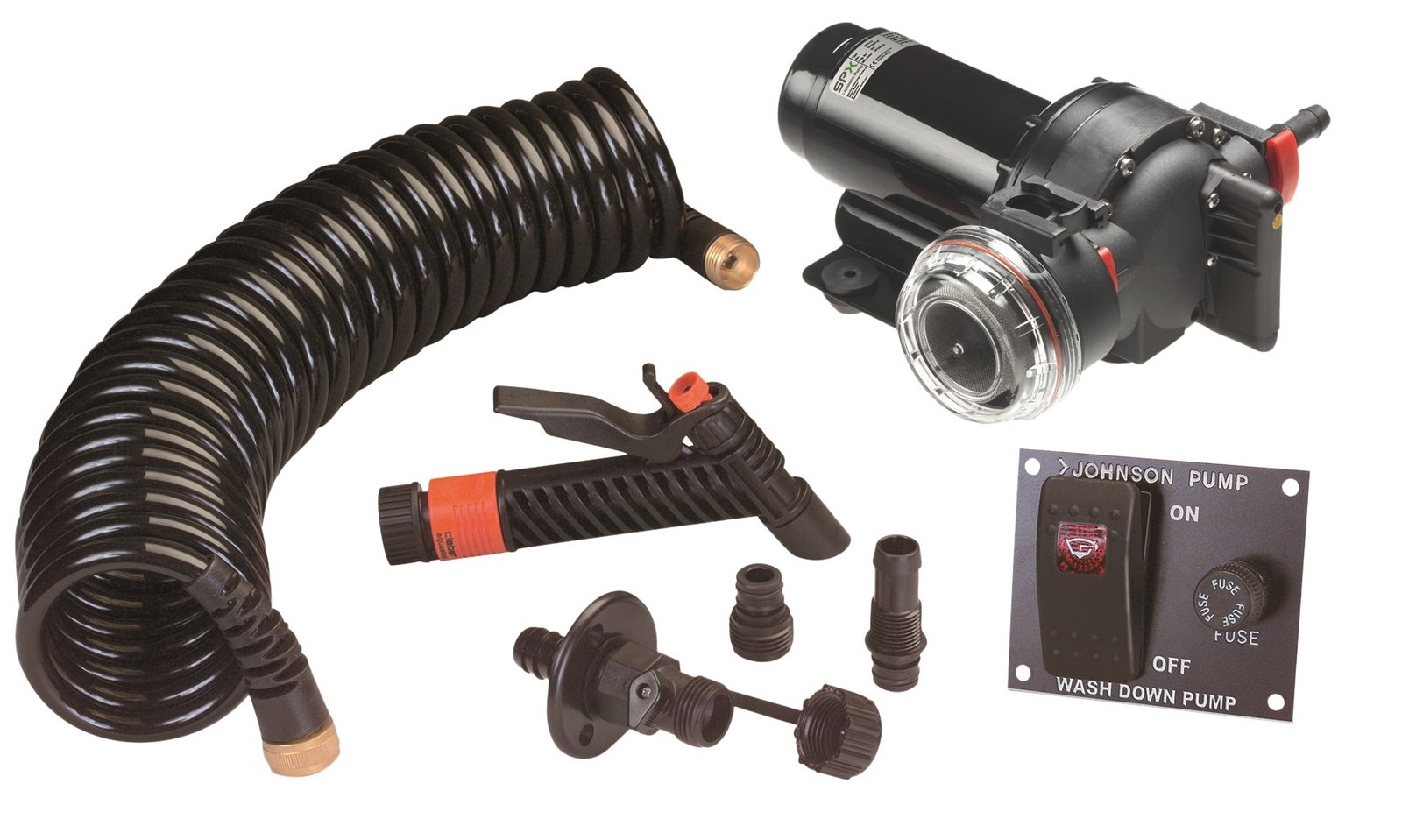 JOHNSON PUMP Aqua Jet dekkmosó pumpa – 12 volt