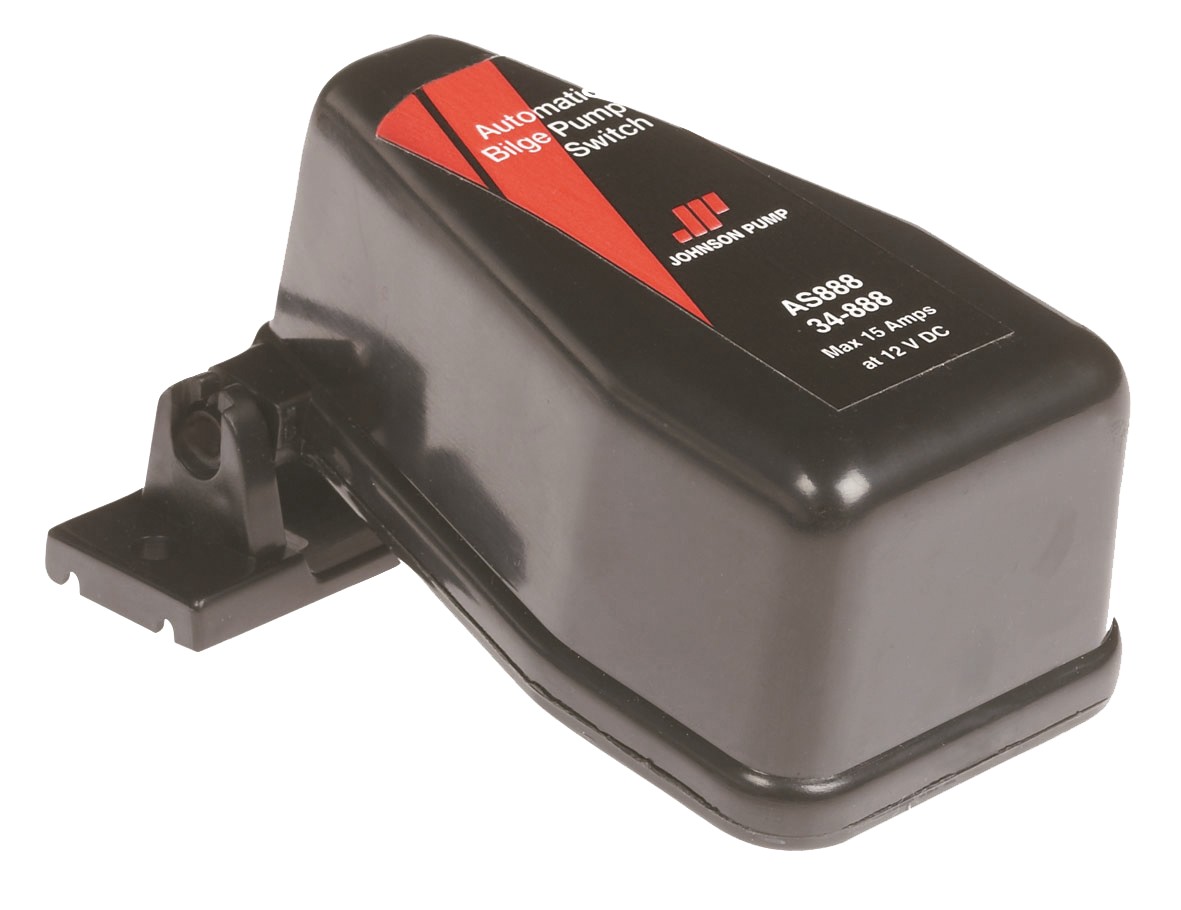 Fenékszivattyú úszókapcsoló Johnson Pump AS888, 12/24 V, 15 A – AS888, 12/24 V, maximum 15 A