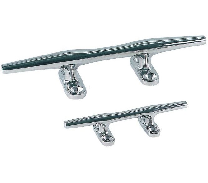AISI 316 kikötőbak, kerek talp, 100 mm – AISI 316 / 100 mm / M5