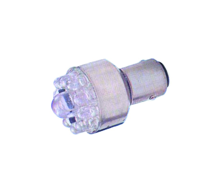 BA15d LED strahler, 12 V, 12 LED