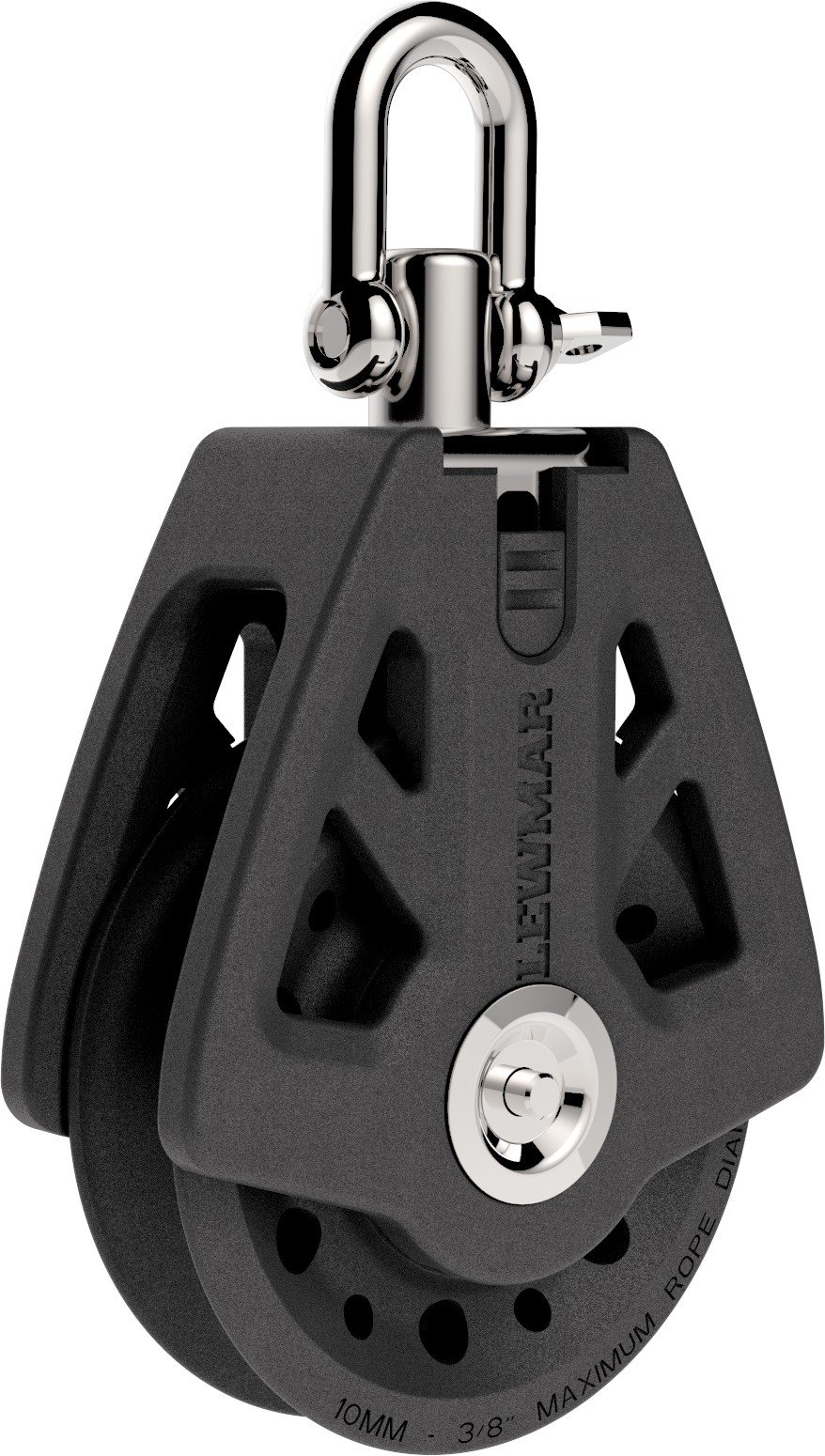 Egyes csigablokk forgóseklivel Lewmar Synchro, 50 mm – 50 mm / 29925001BK