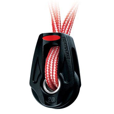 Ronstan Orbit 20 egyszerű golyóscsapágyas csiga Dyneema kötéllel