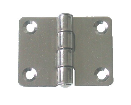 Rozsdamentes zsanér, 48 × 37 mm