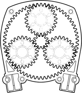 Ultraflex T91 mechanikus kormánymű M90 Mach kormánybowdenhez – T91 / M90 Mach / 4,2 fordulat